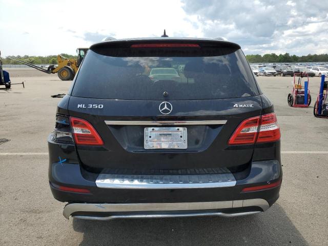 4JGDA5HB6EA429996 - 2014 MERCEDES-BENZ ML 350 4MATIC BLACK photo 6