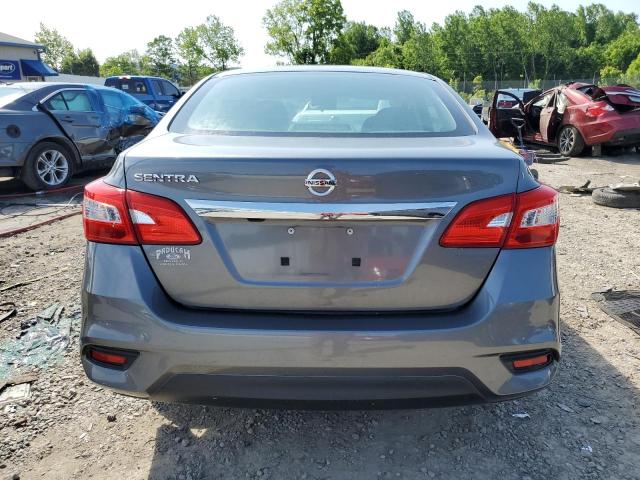 3N1AB7AP3KY309072 - 2019 NISSAN SENTRA S GRAY photo 6