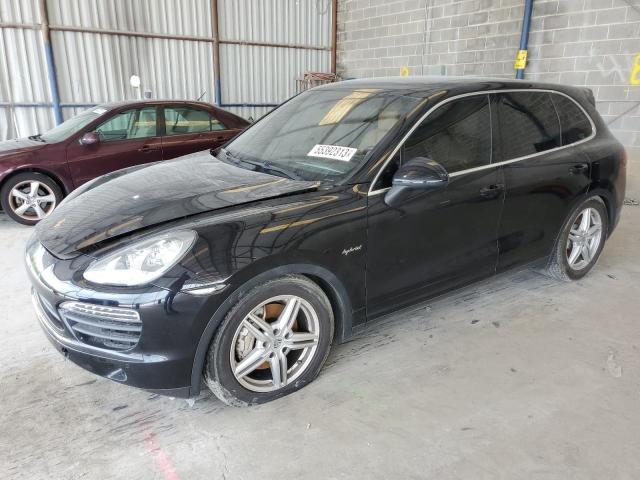 WP1AE2A26CLA91584 - 2012 PORSCHE CAYENNE S HYBRID BLACK photo 1