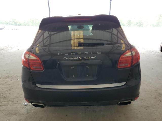 WP1AE2A26CLA91584 - 2012 PORSCHE CAYENNE S HYBRID BLACK photo 6