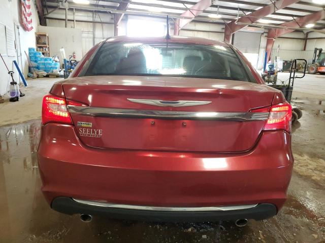 1C3CCBBG9EN114135 - 2014 CHRYSLER 200 TOURING BURGUNDY photo 6