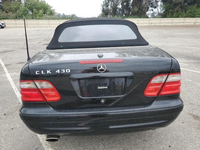 WDBLK70G52T098715 - 2002 MERCEDES-BENZ CLK CLASS 430 BLACK photo 6