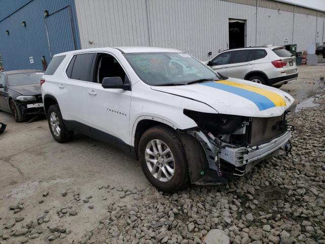 1GNERFKW5MJ136129 - 2021 CHEVROLET TRAVERSE LS WHITE photo 4