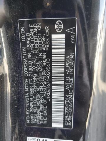 JTKDE167490295610 - 2009 TOYOTA SCION TC 黑色 照片 13