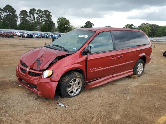 1B4GP443X2B525108 - 2002 DODGE GRAND CARA SPORT RED photo 1