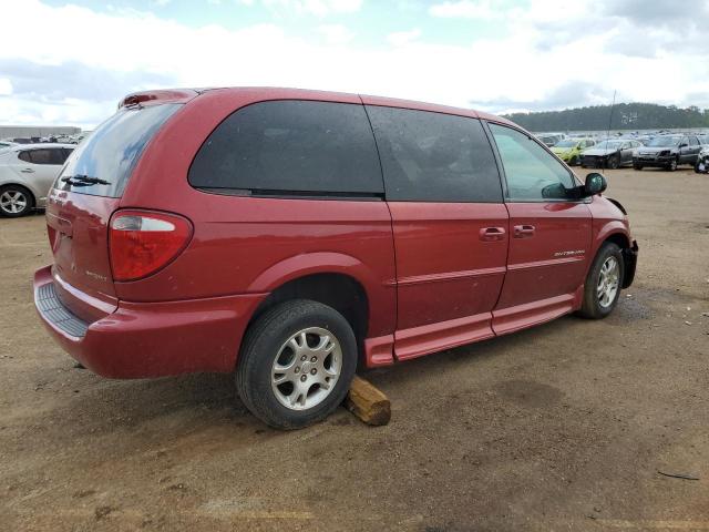 1B4GP443X2B525108 - 2002 DODGE GRAND CARA SPORT RED photo 3