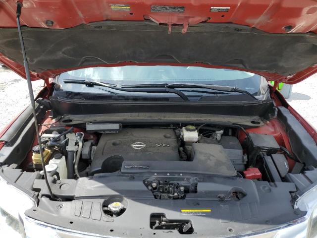 5N1AR2MM4DC687048 - 2013 NISSAN PATHFINDER S RED photo 11