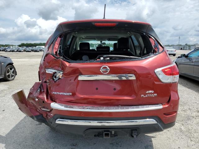 5N1AR2MM4DC687048 - 2013 NISSAN PATHFINDER S RED photo 6