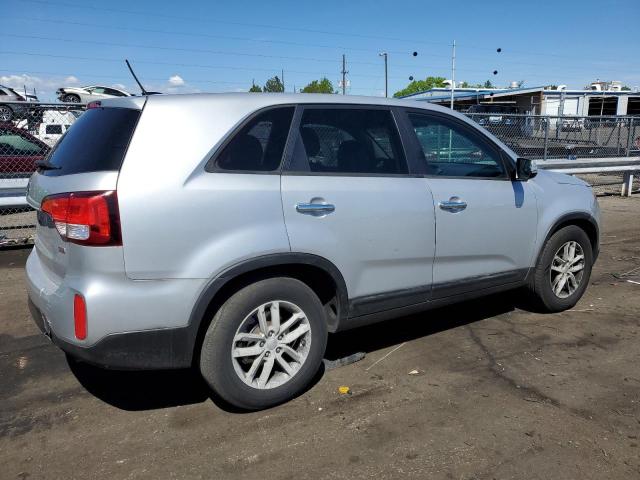 5XYKT3A66FG569488 - 2015 KIA SORENTO LX SILVER photo 3