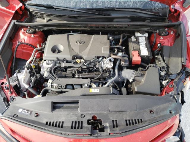 4T1T11AKXRU200272 - 2024 TOYOTA CAMRY SE NIGHT SHADE RED photo 11