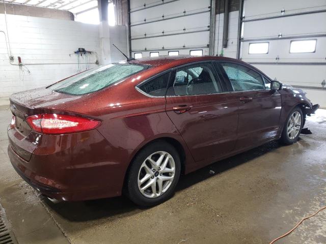 3FA6P0H76GR239740 - 2016 FORD FUSION SE BURGUNDY photo 3