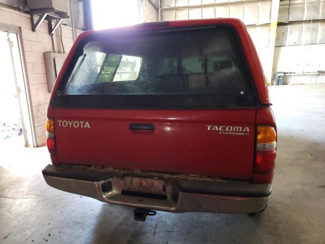 5TESM92N24Z307394 - 2004 TOYOTA TACOMA XTRACAB PRERUNNER წითელი ფოტო 6