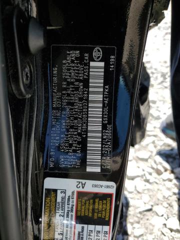 4T1BK3DB5BU371842 - 2011 TOYOTA AVALON BASE BLACK photo 12