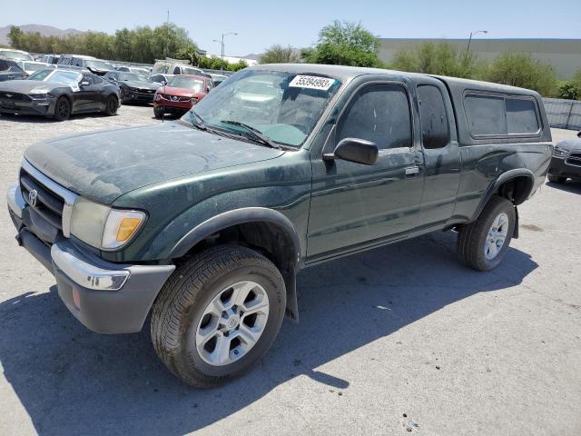 4TASN92N6XZ513097 - 1999 TOYOTA TACOMA XTRACAB PRERUNNER GREEN photo 1