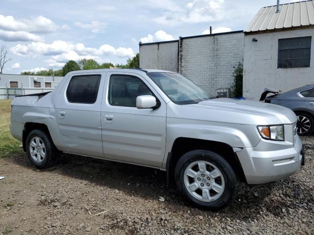 2HJYK16527H532812 - 2007 HONDA RIDGELINE RTL SILVER photo 4