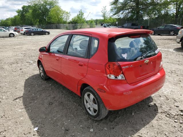 KL1TD66676B555080 - 2006 CHEVROLET AVEO BASE Qırmızı foto 2