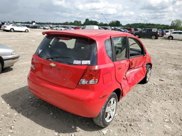 KL1TD66676B555080 - 2006 CHEVROLET AVEO BASE Qırmızı foto 3