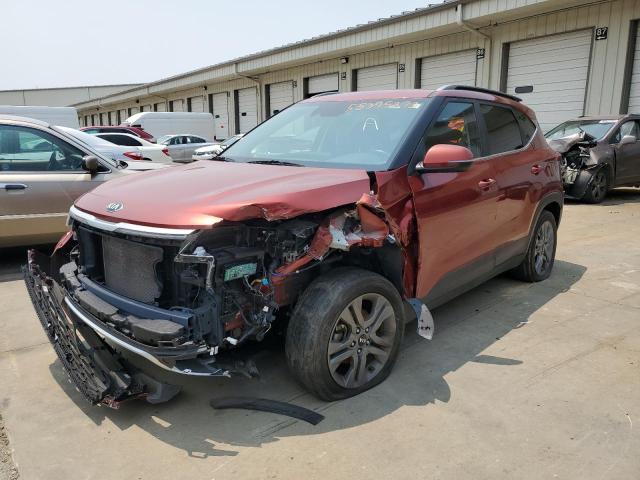 KNDEU2AA6M7126096 - 2021 KIA SELTOS S MAROON photo 1