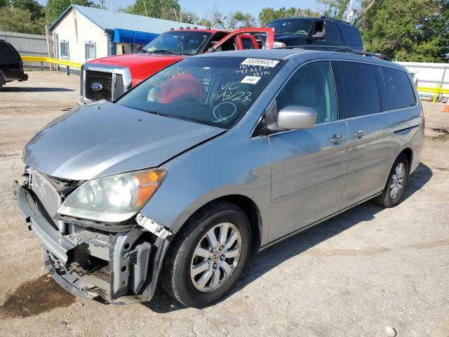 5FNRL38748B002610 - 2008 HONDA ODYSSEY EXL BLUE photo 1