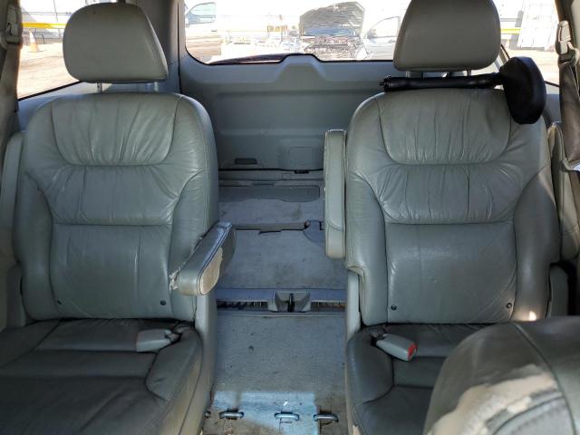 5FNRL38748B002610 - 2008 HONDA ODYSSEY EXL BLUE photo 10