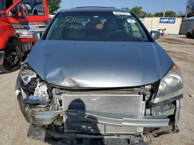 5FNRL38748B002610 - 2008 HONDA ODYSSEY EXL BLUE photo 5