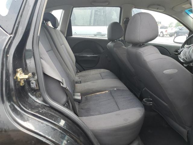 KL1TD66647B703994 - 2007 CHEVROLET AVEO BASE BLACK photo 10