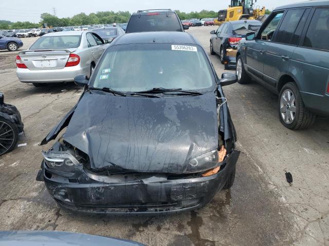 KL1TD66647B703994 - 2007 CHEVROLET AVEO BASE BLACK photo 5