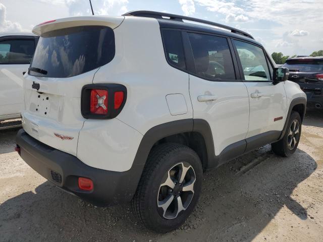 ZACNJDC12MPM25263 - 2021 JEEP RENEGADE TRAILHAWK WHITE photo 3