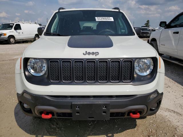 ZACNJDC12MPM25263 - 2021 JEEP RENEGADE TRAILHAWK WHITE photo 5