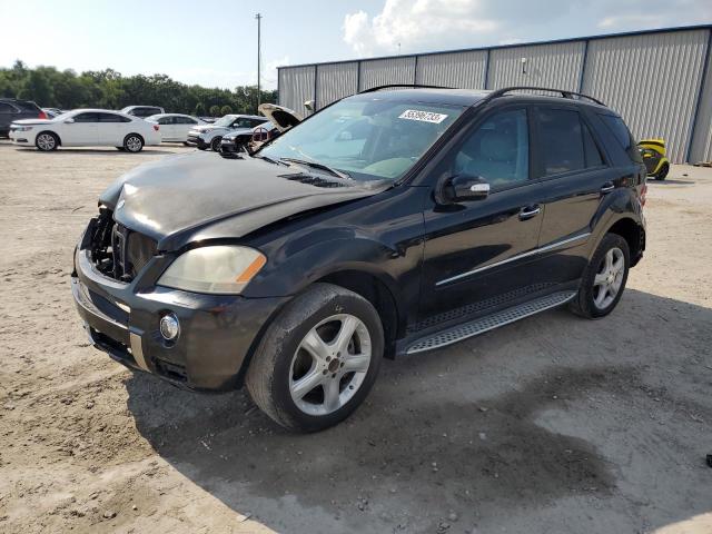 4JGBB72E98A426419 - 2008 MERCEDES-BENZ ML 550 BLACK photo 1