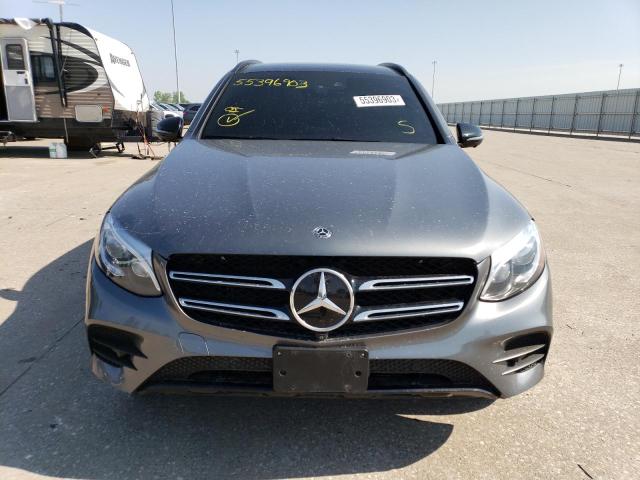 WDC0G5EB8KF599369 - 2019 MERCEDES-BENZ GLC 350E GRAY photo 5