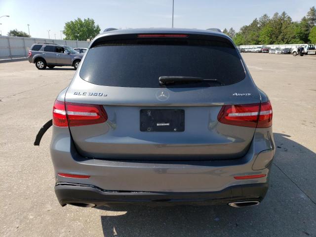 WDC0G5EB8KF599369 - 2019 MERCEDES-BENZ GLC 350E GRAY photo 6