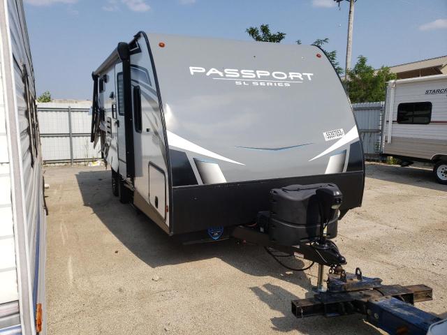 4YDT22125MK414188 - 2021 KEYSTONE PASSPORT WHITE photo 1