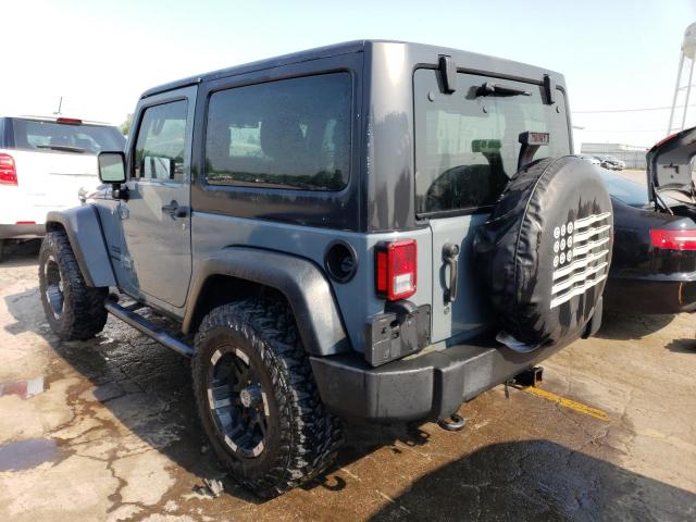 1C4AJWAG9FL730531 - 2015 JEEP WRANGLER SPORT GRAY photo 2