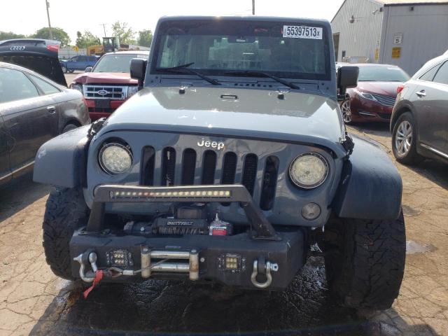 1C4AJWAG9FL730531 - 2015 JEEP WRANGLER SPORT GRAY photo 5