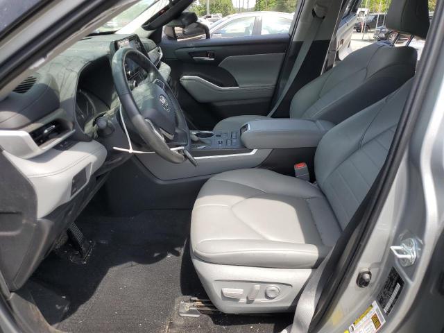 5TDGZRBH3NS254141 - 2022 TOYOTA HIGHLANDER XLE 银色 照片 7