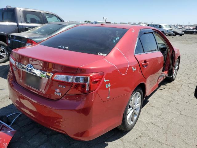 4T1BD1FK2CU055330 - 2012 TOYOTA CAMRY HYBRID RED photo 3