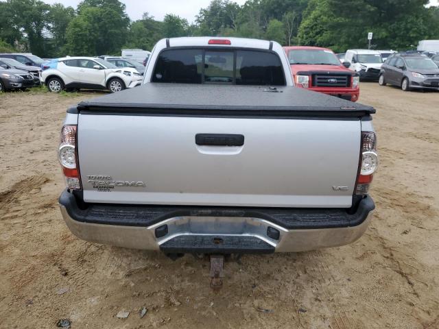 5TFUU4EN4BX010185 - 2011 TOYOTA TACOMA ACCESS CAB ვერცხლისფერი ფოტო 6