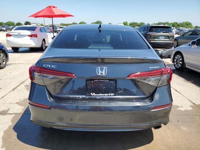 2HGFE2F59RH500419 - 2024 HONDA CIVIC SPORT GRAY photo 6