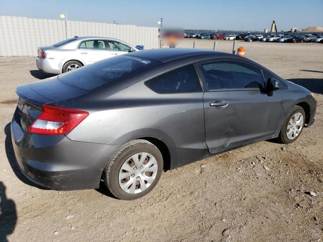 2HGFG3B55CH506361 - 2012 HONDA CIVIC LX GRAY photo 3