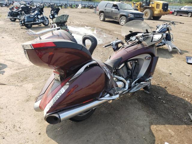5VPSD36D083007177 - 2008 VICTORY MOTORCYCLES VISION DELUXE BURGUNDY photo 4