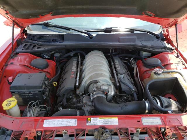 2B3LJ74W79H570637 - 2009 DODGE CHALLENGER SRT-8 RED photo 11