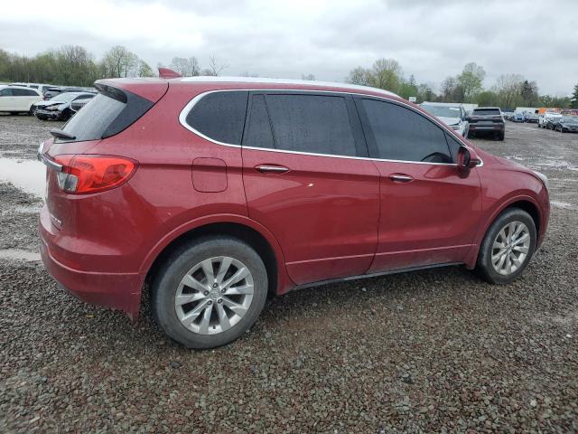 LRBFX2SA8JD002840 - 2018 BUICK ENVISION ESSENCE Червоний фото 3