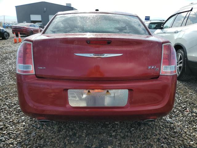 2C3CCAGG8DH745744 - 2013 CHRYSLER 300 S RED photo 6