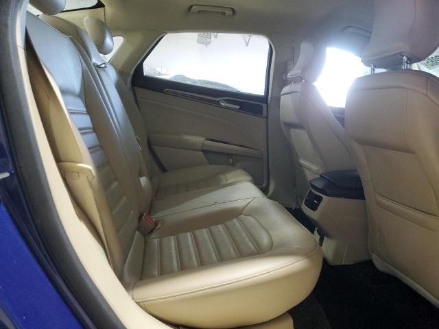 1FA6P0HD9G5126325 - 2016 FORD FUSION SE BLUE photo 10