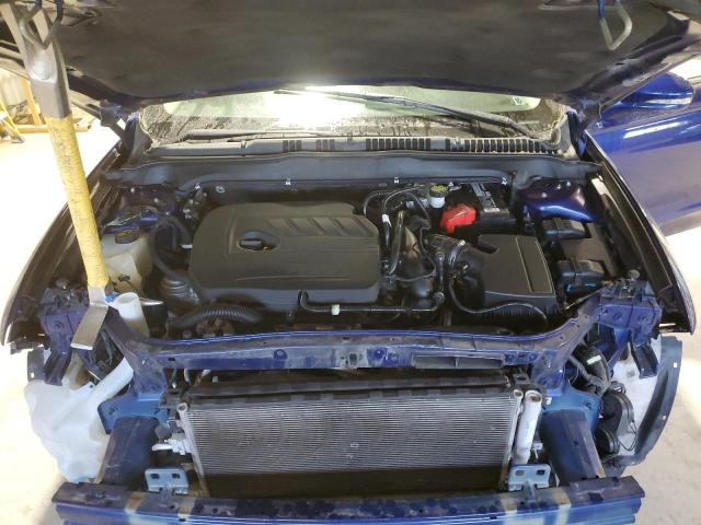 1FA6P0HD9G5126325 - 2016 FORD FUSION SE BLUE photo 11