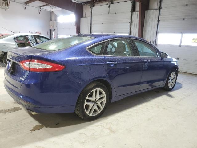 1FA6P0HD9G5126325 - 2016 FORD FUSION SE BLUE photo 3