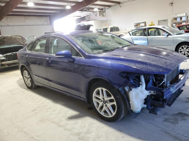 1FA6P0HD9G5126325 - 2016 FORD FUSION SE BLUE photo 4