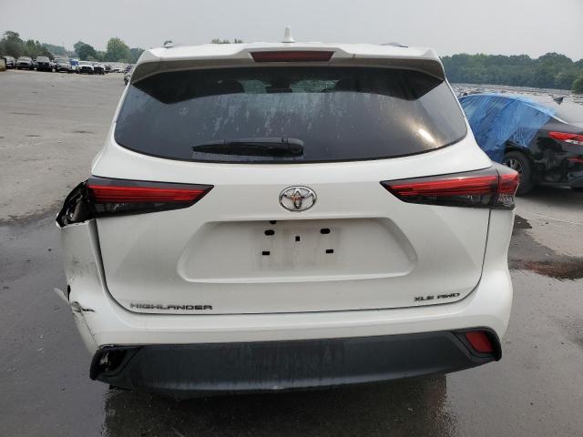 5TDGZRBH6MS140424 - 2021 TOYOTA HIGHLANDER XLE 白色 照片 6