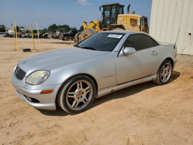 WDBKK66F12F254395 - 2002 MERCEDES-BENZ SLK 32 AMG KOMPRESSOR SILVER photo 1